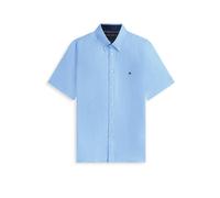 Tommy Hilfiger Herren Hemd aus Leinen-Baumwoll-Mix, blau, Gr. XXL
