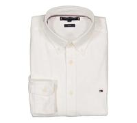 Tommy Hilfiger Hemd Herren Slim Fit Langarm Baumwolle weiß, L