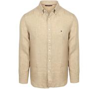 Tommy Hilfiger Hemd Leinen Beige - Größe XXL Beige XXL