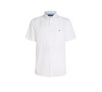 Tommy Hilfiger Regular Fit Leinenhemd weiss, Einfarbig