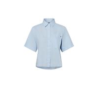 Tommy Hilfiger Hemdbluse aus Leinen Damen hellblau, 38