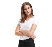 Tommy Hilfiger T-Shirt HERITAGE V-NECK TEE in Weiss XXS