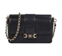 Tommy Hilfiger Heritage Umhängetasche Leder 20 cm schwarz
