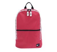 TOMMY HILFIGER Hero Eastcoast Prep Tommy Tape Backpack Washed Crimson Colorblock