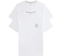 Tommy Hilfiger 2-pack Chest Graphic White/white Größe: S | Basic T-Shirts Outlet | Herren | Weiß