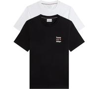 Tommy Hilfiger Herren 2 Pack Chest Graphic Reg Tees Mw0mw45091 S/S T-Shirt (2er Pack)