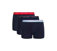 Tommy Hilfiger Herren 3er-Pack Boxershorts 3P Trunk Wb mit Stretch, Prim Red/Desert Sky/Vint Turq, S