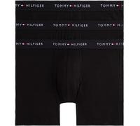 Boxershorts "3P BOXER BRIEF WB", Herren, Gr. XXL (56), schwarz (schwarz, schwarz, schwarz), Jersey, Obermaterial: 95% Baumwolle, 5% Elasthan, TOMMY HILFIGER UNDERWEAR, körpernah, Unterhosen, mit kontr