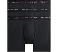 Tommy Hilfiger Herren 3er Pack Boxershorts Briefs mit Logobund, Schwarz (Black/Black/Black), XL