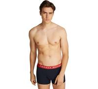 Tommy Hilfiger Herren 3er Pack Boxershorts Trunks aus Baumwolle, Mehrfarbig (Terra Red/Pri Red/des Sky), S