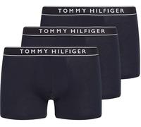Tommy Hilfiger Boxershorts 3P TRUNK DTM, 95%Baumwolle/5%Elasthan, Logobund, Herren S (48) Blau