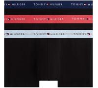 Tommy Hilfiger Herren 3er Pack Boxershorts Trunks mit Logobund, Mehrfarbig (FRS Cran/SWT Blu/NGHT Sky), XXL