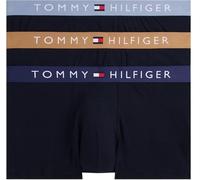 Tommy Hilfiger Herren 3er Pack Boxershorts Trunks mit Logobund, Mehrfarbig (PRP NVY/Hckory/BRK Blu), XXL