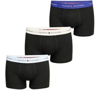 Tommy Hilfiger Herren 3er Pack Boxershorts Trunks mit Logobund, Mehrfarbig (Vsl Blu/Lght CST/WDG Blu), S-M