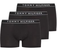 Tommy Hilfiger Herren Boxershorts 3er Pack Trunks – Baumwolle, Logobund – Schwarz, Größe L