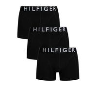 Tommy Hilfiger Herren 3er Pack Boxershorts Trunks mit Logobund, Schwarz (Blk/Blk/Blk), M