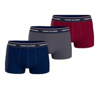 Tommy Hilfiger Herren 3er Pack Boxershorts Trunks Unterwäsche, Mehrfarbig (Ds Sky/Dark Ash/Rouge), S