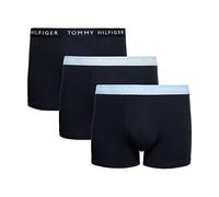 Tommy Hilfiger 3-er Set Trunks Dunkelblau mit verschiedenfarbigem Webbund