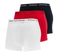 Tommy Hilfiger Herren 3er Pack Boxershorts Trunks Unterwäsche, Mehrfarbig (White/Desert Sky/Primary Red), XXL