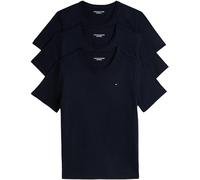 Tommy Hilfiger Herren 3er Pack T-Shirts Kurzarm Slim Fit, Blau (des Sky/des Sky/des Sky), XS