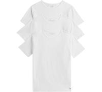 Tommy Hilfiger Herren 3er Pack T-Shirts Kurzarm Slim Fit, Weiß (White/White/White), XS