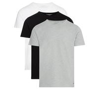Tommy Hilfiger Herren STRETCH VN Tee SS 3PACK UM0UM03137 Langarmhemd, Mehrfarbig (Black/White/Grey Heather), XL