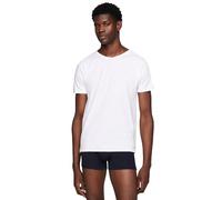 Tommy Hilfiger Herren 3er Pack T-Shirts Kurzarm Stretch V-Ausschnitt, Weiß (White/White/White), L