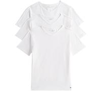 Tommy Hilfiger Herren 3er Pack T-Shirts Kurzarm Stretch V-Ausschnitt, Weiß (White/White/White), XL