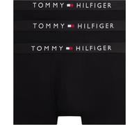 Trunk, Herren, Gr. L (52), 3 Stk., schwarz, Webqualität, Obermaterial: 57% Baumwolle, 38% Polyester, 5% Elasthan, TOMMY HILFIGER UNDERWEAR, unifarben, körpernah, Unterhosen, Körpernahe Passform mit el