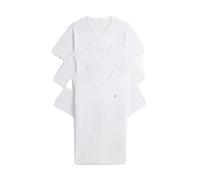 Tommy Hilfiger Herren 3P Ss V-Neck Tee UM0UM03865 S/S T-Shirt, Gelb (Weiß/Weiß/Weiß), M