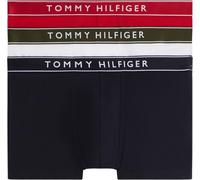Tommy Hilfiger Herren 3P Trunk DTM UM0UM03882 Trunk, Rot (Th Wht/Med Red/Dsrt Sky), XL