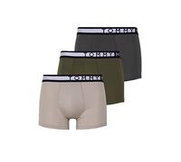 Herren Boxershorts Tommy Hilfiger Trunk 3P - dark ash/stone/army green M