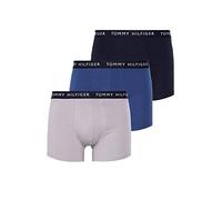 Tommy Hilfiger Herren 3p Trunk Shorts, Des Sky/Bold Blu/Light Cast, S