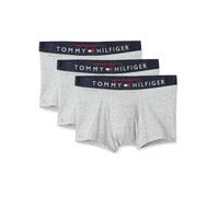Trunk "3P TRUNK", Herren, Gr. S (48), 3 Stk., grau heather, Jersey, Obermaterial: 95% Baumwolle, 5% Elasthan, TOMMY HILFIGER UNDERWEAR, körpernah, Unterhosen, mit Logobund (30473511-S) grau heather