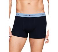 Tommy Hilfiger Herren 5er Pack Boxershorts Trunks Baumwolle mit Stretch, Schwarz (Red/Well Water/White/Hunter/Des Sky), L