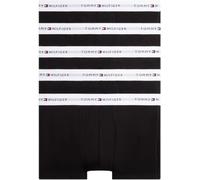 Tommy Hilfiger Herren 5er Pack Boxershorts Trunks mit Logobund, Mehrfarbig (Black/Black/Black/Black/Black), XS