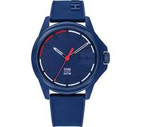 Tommy Hilfiger Herren Analog Quartz Uhr mit Silikon Armband 1791625