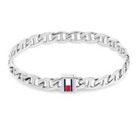 Armband TOMMY HILFIGER "OCEANIC", edelstahlfarben, blau, weiß, rot, Armbänder, Damen, 19cm, Edelstahl, Armband (77172335-0) edelstahlfarben, blau, weiß, rot