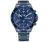 Tommy Hilfiger Herren Armbanduhr Bank 46 cm Edelstahl