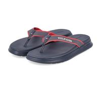 Tommy Hilfiger Zehentrenner DUAL DENSITY TOE - Gr. 41 - Blau - Textil