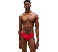 Tommy Hilfiger Herren Badehose Brief mit Tunnelzug, Rot (Medium Red), S
