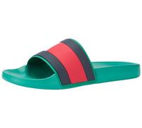 Tommy Hilfiger Herren Badeschuhe Pool Slide Badelatschen, Grün (Olympic Green), 40