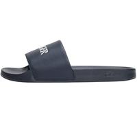 Tommy Hilfiger Herren Badeschuhe Print Tumble mit Logo, Blau (Desert Sky), 46
