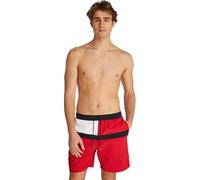 Tommy Hilfiger Herren Badeshorts Long Drawstring mit Tunnelzug, Rot (Primary Red), S