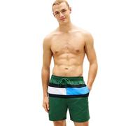 Tommy Hilfiger Herren Badeshorts Medium Drawstring mit Gesäßtasche, Grün (Street Green), L