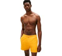 Tommy Hilfiger Regular Fit Badehose mit Logo Stitching in GELB, Größe L