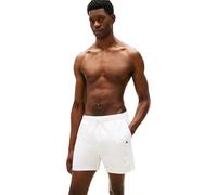 Tommy Hilfiger Herren Badeshorts Medium Drawstring mit Reißverschluss-Tasche, Elfenbein (Ivory Petal), XL