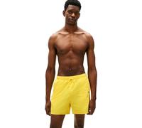 Tommy Hilfiger Herren Badeshorts Medium Drawstring mit Reißverschluss-Tasche, Gelb (Buttercup Yellow), S