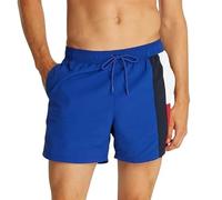 Tommy Hilfiger Herren Badeshorts Medium Drawstring mit Tunnelzug, Blau (Wedge Blue), S