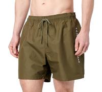 Tommy Hilfiger Herren Badeshorts Medium Drawstring Mittelland, Grün (Army Green), M